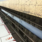 subway track water