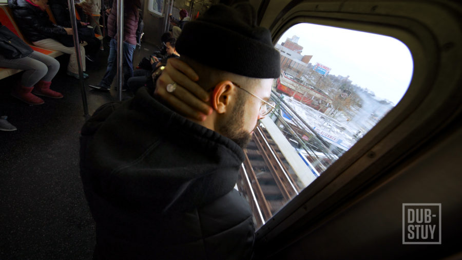 music video subway train window