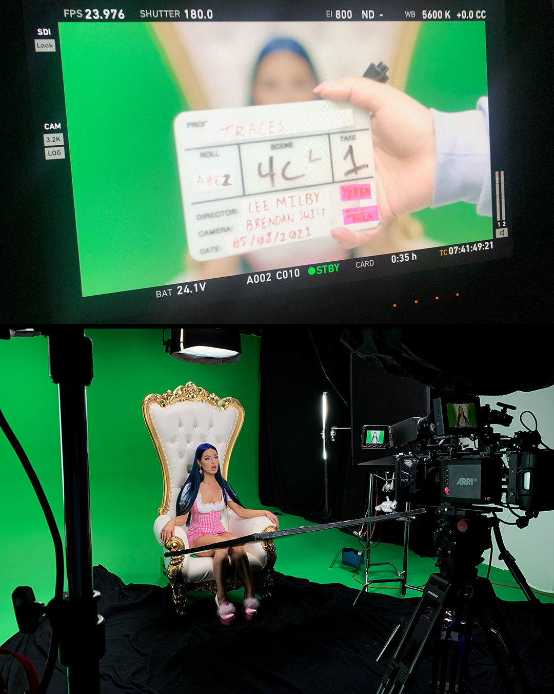 behind the scenes greenscreen studio shoot new york city