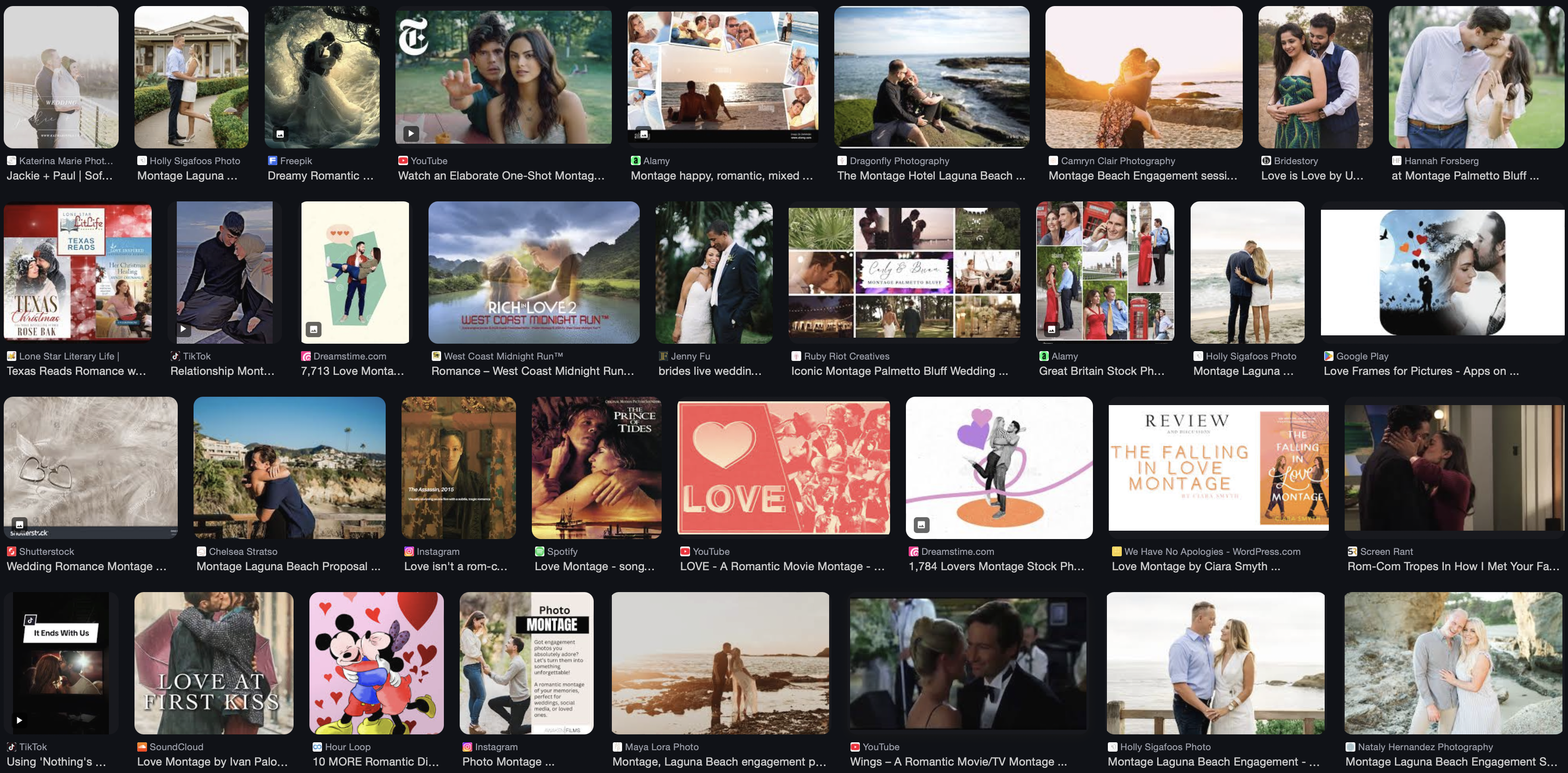screenshot of google search results of relationship montage chikhai bardo severance